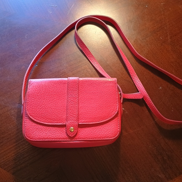 Banana Republic Handbags - Banana Republic Red Crossbody Bag with Classic Design